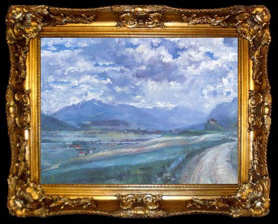 framed  Lovis Corinth Landschaft, ta009-2